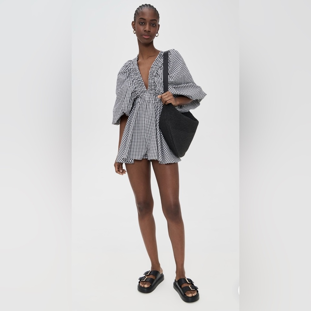 Black and White Gingham jumpsuit(Alicia romper by Sundress)